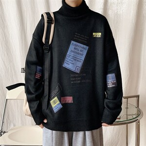 ！数据款2021高品质男士高领毛衣百搭潮牌保暖针织衫M703P60,男装针织衫/毛衣,电商B220