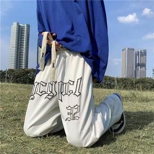 男秋季新款港风休闲裤B434P33图片