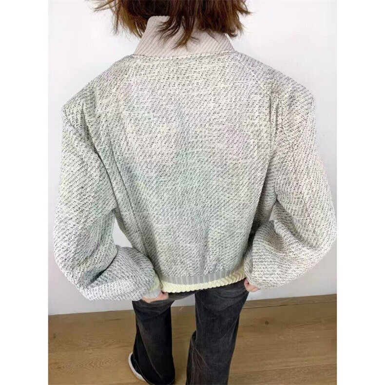 男女廓形夹克cleanfit黑灰色个性外套宽松百搭飞行服JHT159,男装夹克,星座1116A（原606A-3）