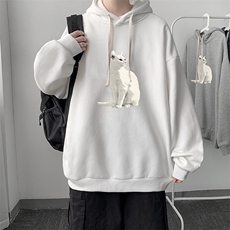 连帽卫衣男大码胖子帽衫大号运动服WY2407-P35，男装卫衣，电商A040