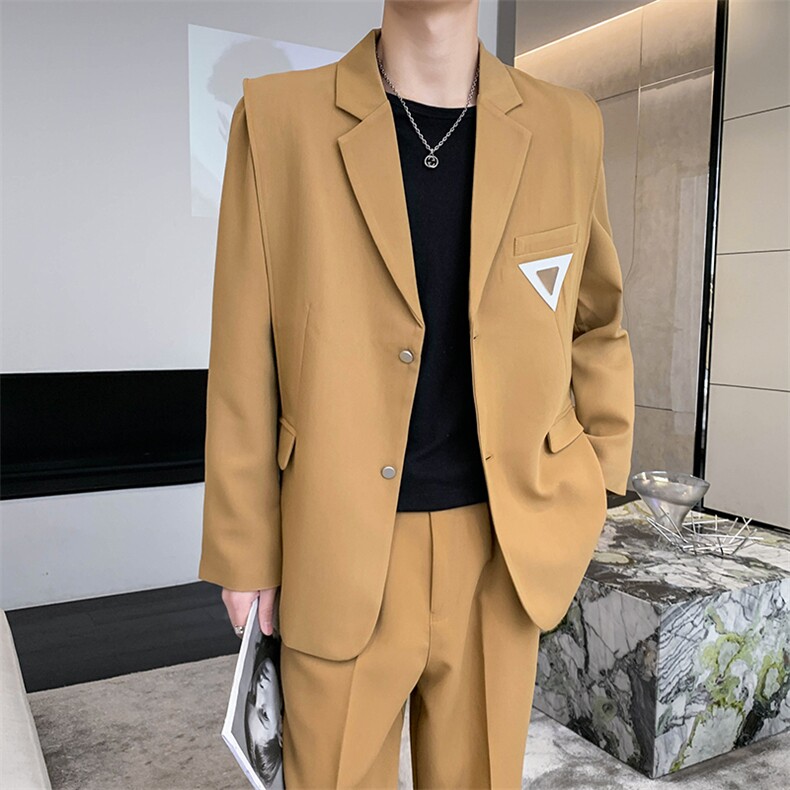 春秋款西服西裤套装两件套A328-2282-P170-K259,男装西服,星座406