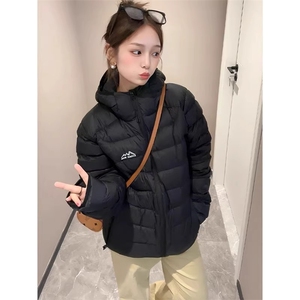 韩系轻薄羽绒棉服男女冬季加厚保暖连帽外套情侣棉衣LG5611-P75图片