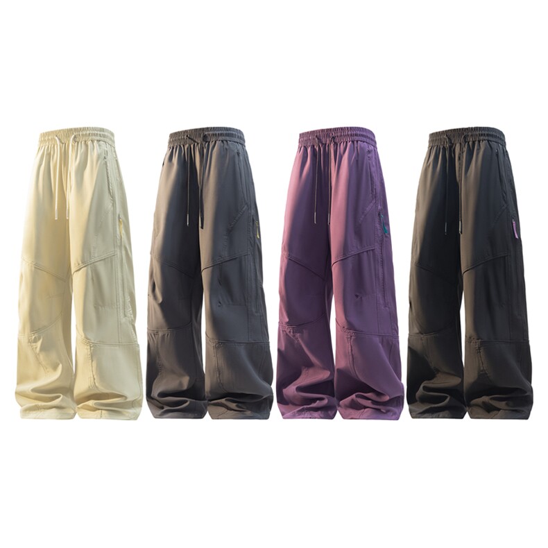 春季新款男女同款直筒运动休闲裤DSA157B-K2501-TP50，男装休闲裤，电商A157B