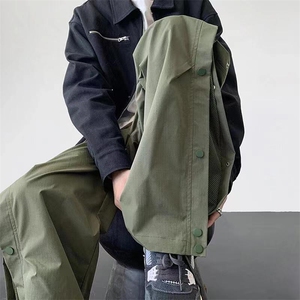排扣工装冲锋裤男冰丝速干机能阔腿专业徒步登山夏薄款 K22图片