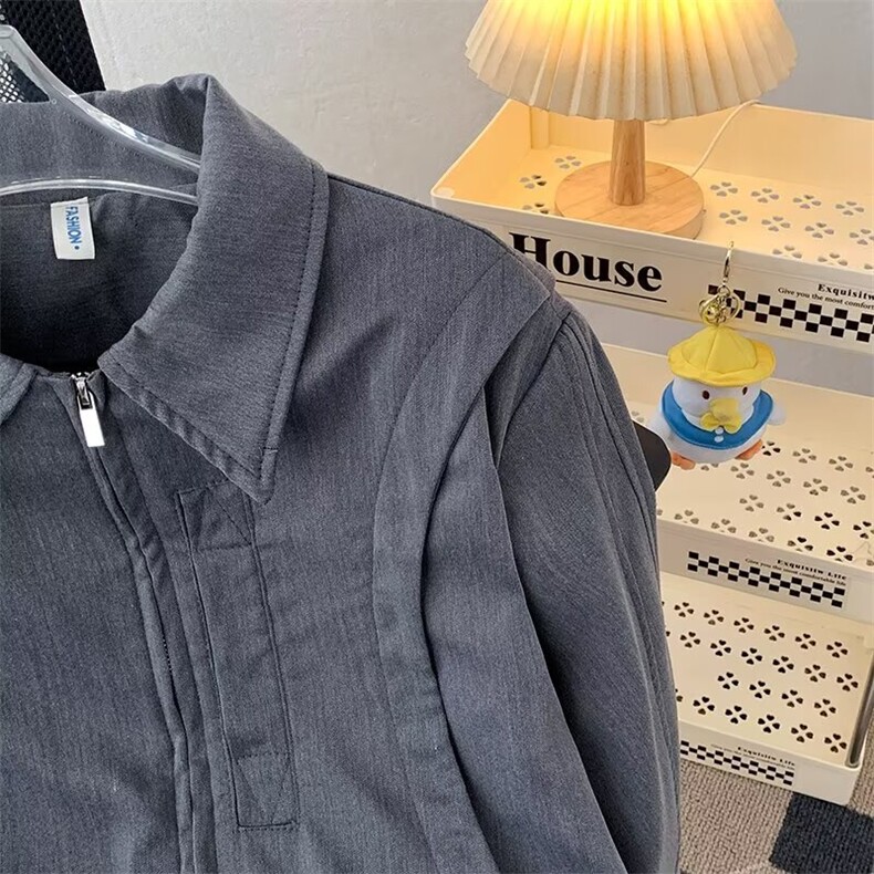 得物品质秋款男双层拼接夹克衫宽松休闲外套JK0222P82,男装夹克,星座1013-1