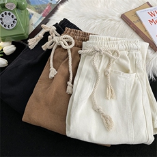 牛仔裤男春季高街vibe美式复古直筒裤子潮牌宽松阔腿裤60344-p45，男装牛仔裤，星座1008-2
