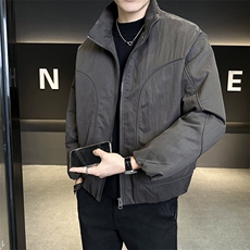 新标902025新款潮流保暖宽松立领白鸭绒羽绒服5875-P255，男装羽绒服，电商A413