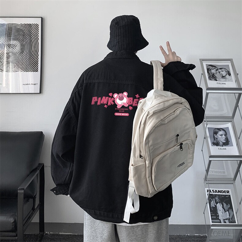 牛仔夹克男大码牛仔外套男茄克NJ77329-P60,男装夹克,电商A040