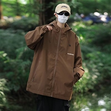 开港风宽松冲锋衣夹克百搭落肩简约上衣外套WT02-P60，男装夹克，星座1109-3