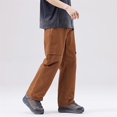 黑色垂感牛仔阔腿裤男夏季2025新款宽松直筒休闲裤潮DY579-P70，男装休闲裤，电商A178-1
