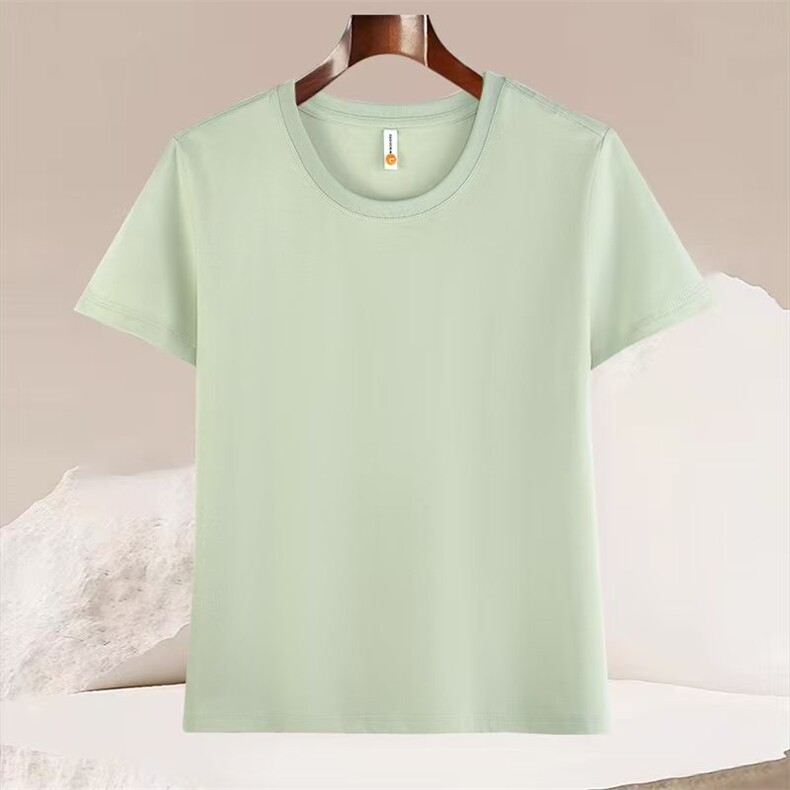 2025年秋季贴身舒服时尚百搭半袖时尚百搭休闲，女装T恤，雪迪羊绒