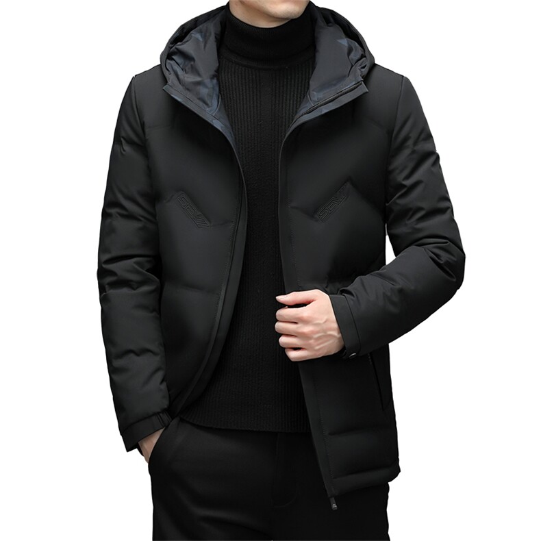 2023冬季连帽两面穿羽绒服男款中年男加厚反穿外套XXHW2181-P300,男装羽绒服,电商B212（原钱塘6029）