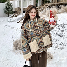 【有货】双面穿毛毛外套2C115-2378-P185-K278，女装棉衣/棉服，2C115