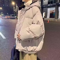 美式潮流保暖连帽棉服男女装上衣冬季新款面包服抗寒外套潮棉衣，男装棉衣，星座506A