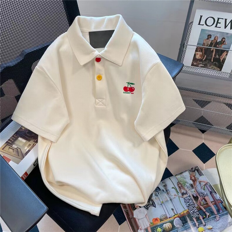 H513-p45学生少女Polo衫套装女夏季学院风短袖短裤两件套,女装套装/套裙,星座617A-2