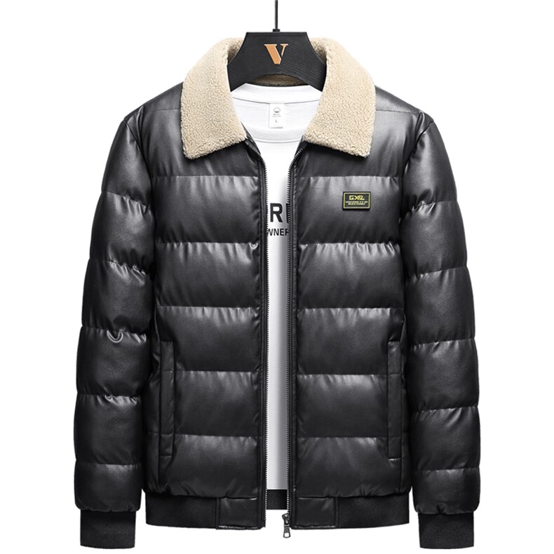 直播新款棉衣男羊羔绒皮棉衣店主风男装夹克棉服皮衣PY989-P85,男装棉衣,星座1207-1