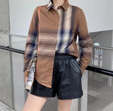 加绒衬衫，女装衬衫，依伊贝诺