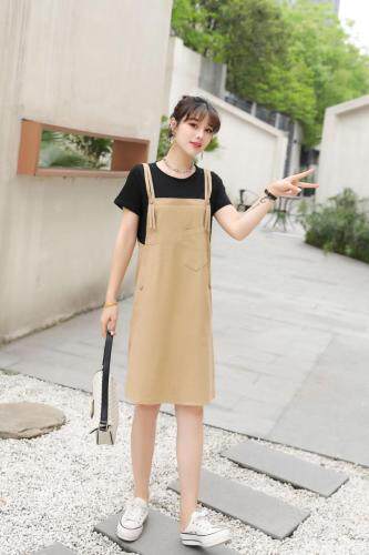 水洗棉假两件套，女装，平凡人生