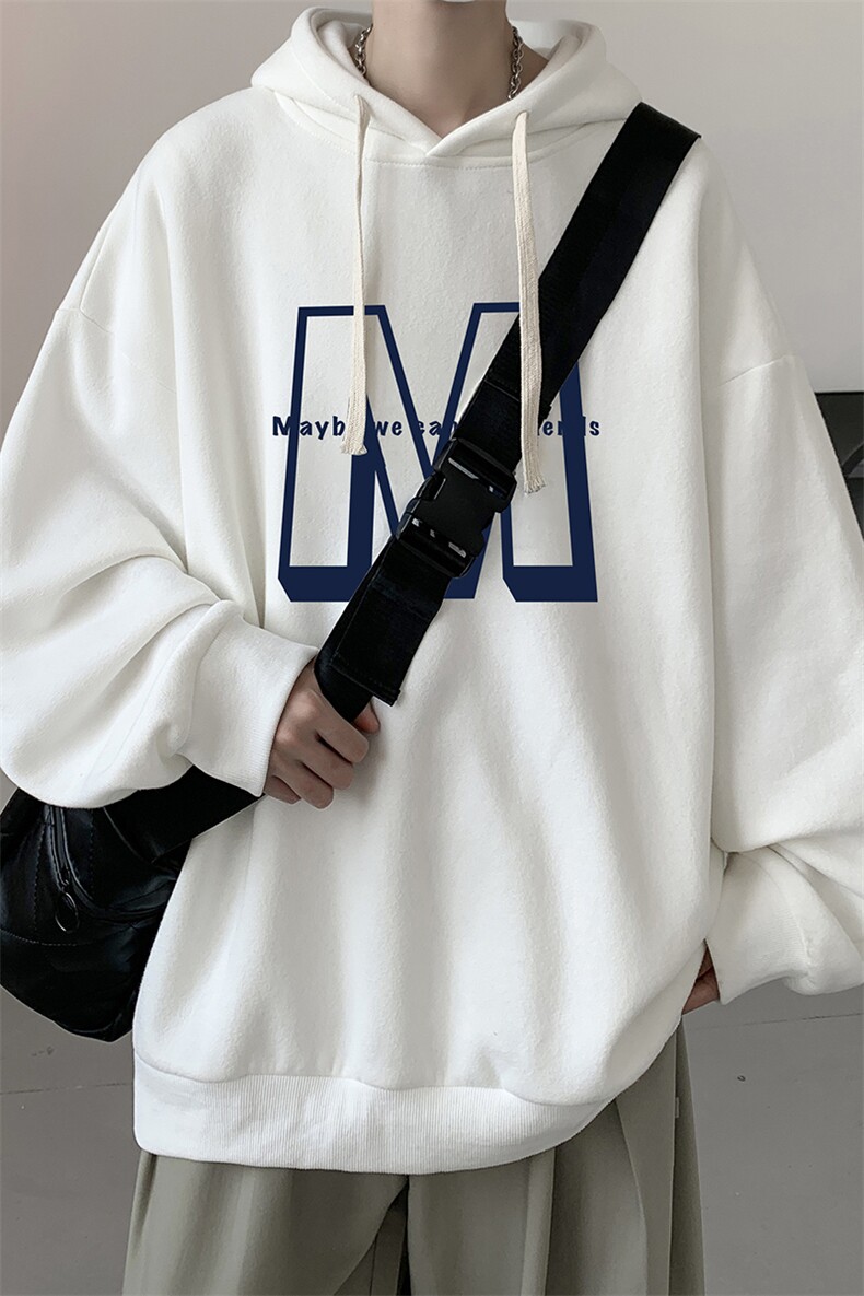 连帽卫衣男大码运动服帽衫外套WY2260-P35加绒款-P40,男装卫衣,电商A040