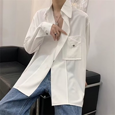 档口有货春秋ins衬衫男长袖冷淡风韩风衬衣痞帅CS611P43，男装衬衫，星座410-2