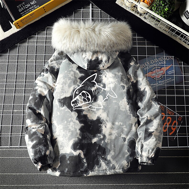 MC49041-P135日系潮衣男大码派克服男工装服外套袄,男装棉衣,电商A040A
