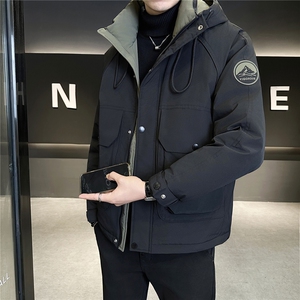 店主风新标50白鸭绒冬季新款男士连帽休闲羽绒外套男Y203-P188图片