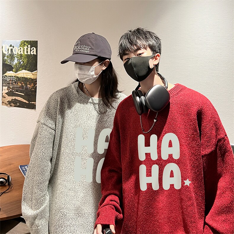 加厚加绒毛衣男大码毛线衣男针织衫男线衫M19346-P45加绒款-P65,男装针织衫/毛衣,电商A040
