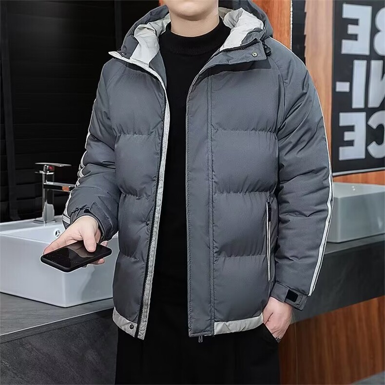 潮流气质新款双杠棉衣慵懒原宿文艺百搭时尚日系流行ins简约,男装棉衣,星座1210-1
