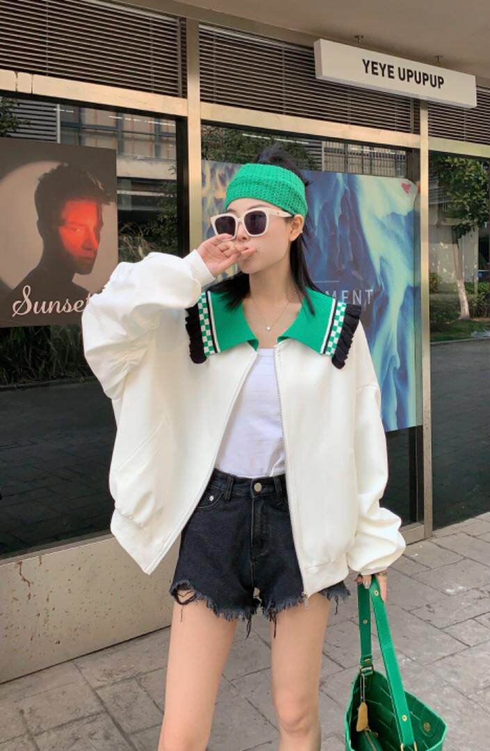 休闲时尚针织海军领后背刺绣重工艺外套好买，特，其它，时尚靓姿