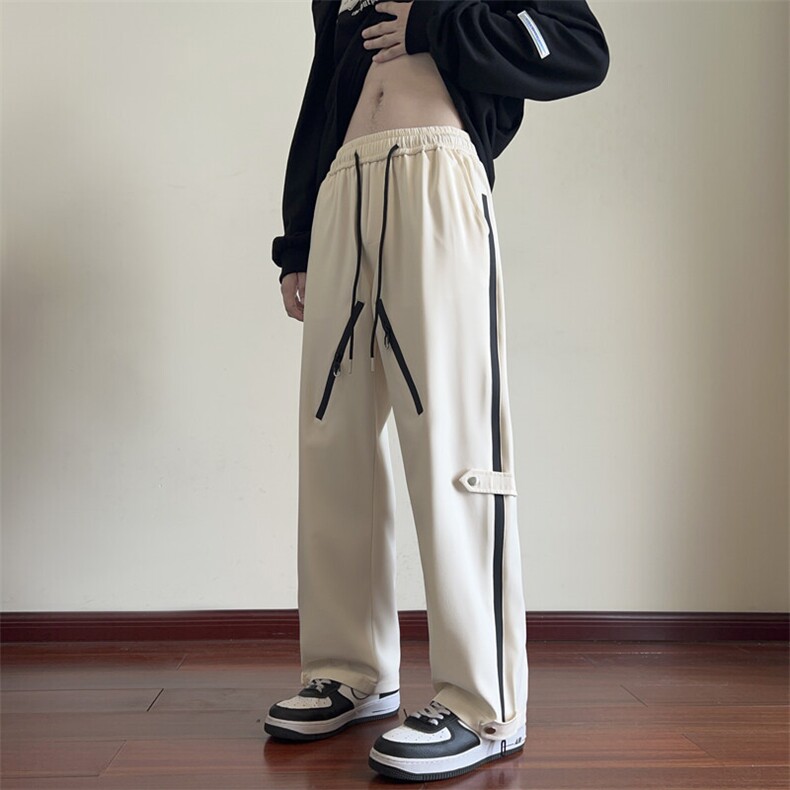 主推设计拉链款美式高街休闲潮运动青少年裤子XZ301b-2-CK683TP38,男装休闲裤,星座301B-2（原A443-1）