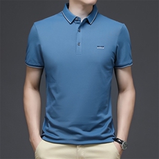 夏季男塾短袖POLO衫2023新款翻领条纹半袖T恤男装上衣PL2139-P55，男装Polo衫，星座1105-3
