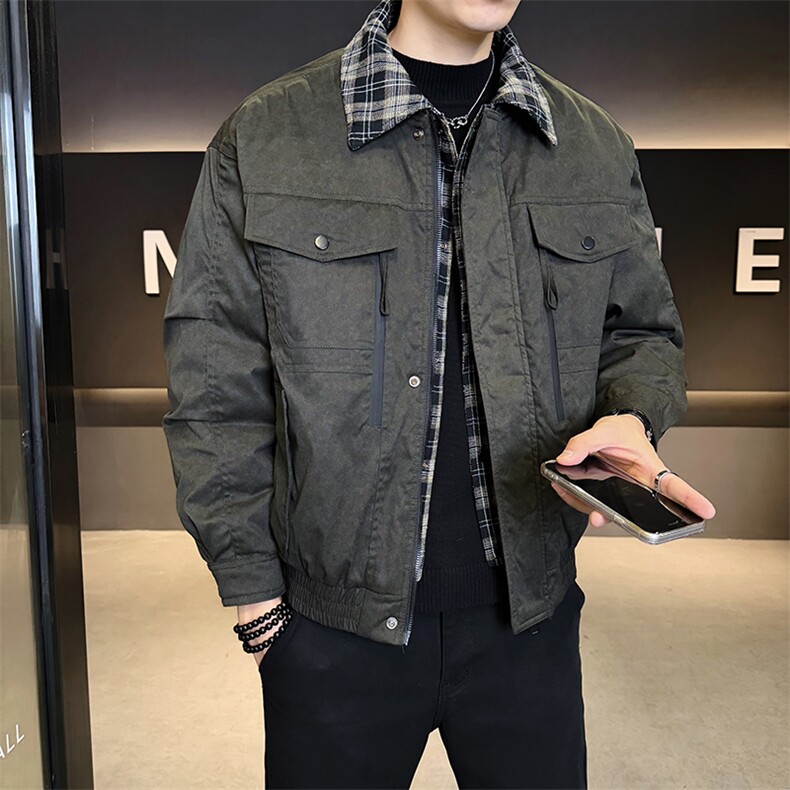 标羽绒服男冬季高品质得物主推外套男士工装羽绒袄子35010-P235,男装羽绒服,电商D327