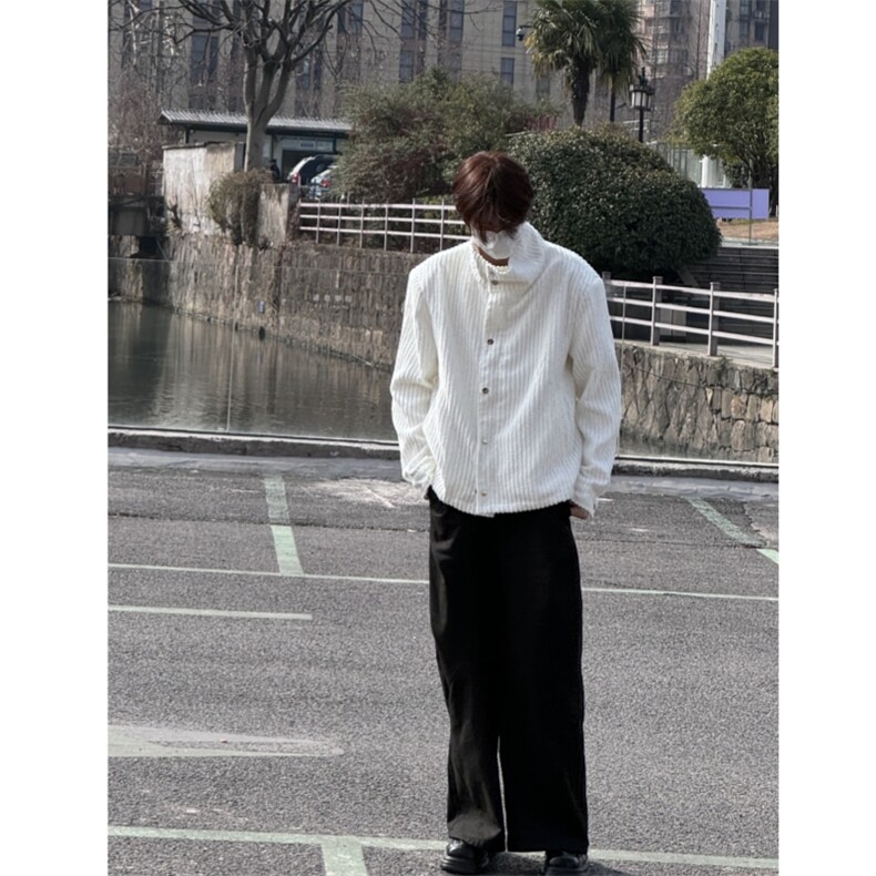 现货自家图自制款纯色条纹外套夹克,男装夹克,星座910A