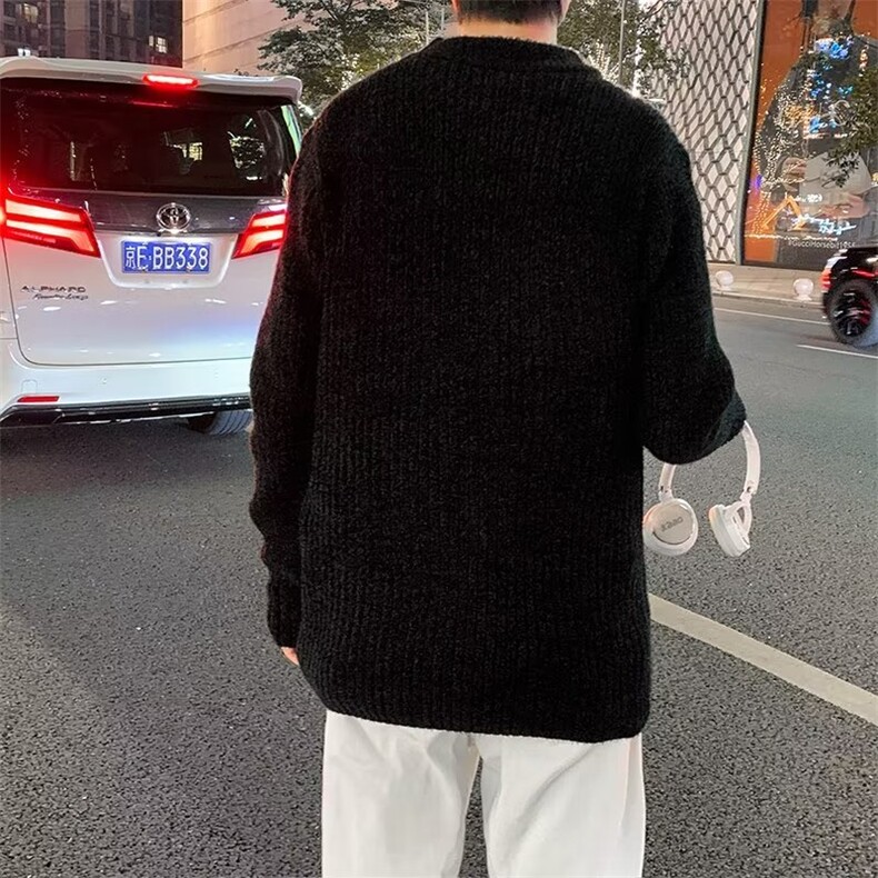 大码秋冬新款套头毛衣男休闲百搭针织衫上MZ289-P55,男装针织衫/毛衣,星座1109-3