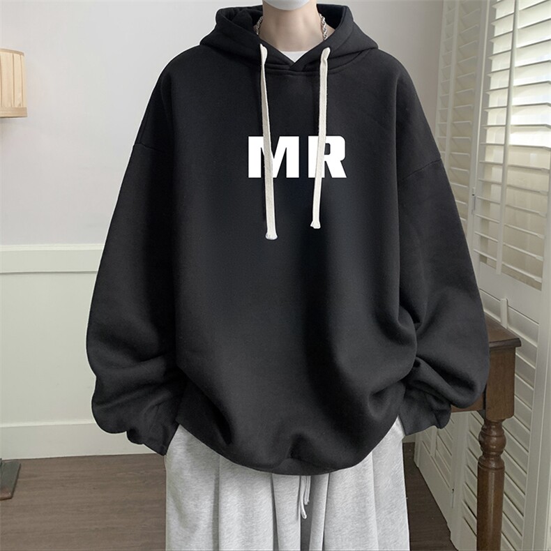 连帽卫衣男大码运动服帽衫外套WY2253-P35加绒款-P40,男装卫衣,电商A040