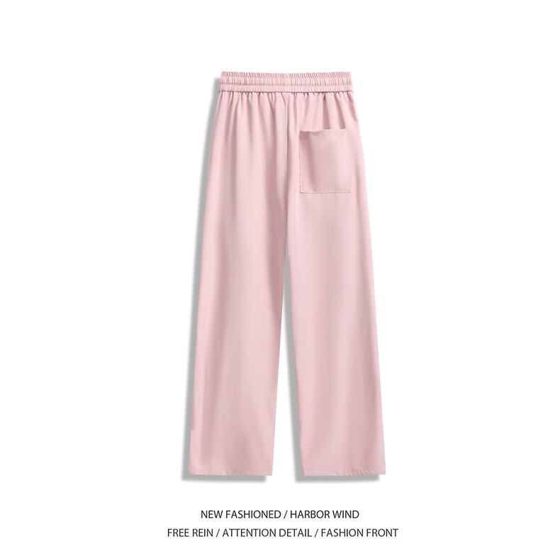 抖音品质夏季新款美式条纹冰丝宽松休闲裤B315-K25667-特p35控68,男装休闲裤,电商B315