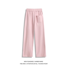抖音品质夏季新款美式条纹冰丝宽松休闲裤B315-K25667-特p35控68，男装休闲裤，电商B315