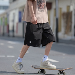 夏季百搭休闲五分裤子短裤男士2023新款港风潮牌运动裤 K7081-P24图片