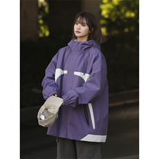 春季新款美式山系休闲纯色冲锋衣情侣潮流夹克外套JK7810-特P80，男装夹克，星座904