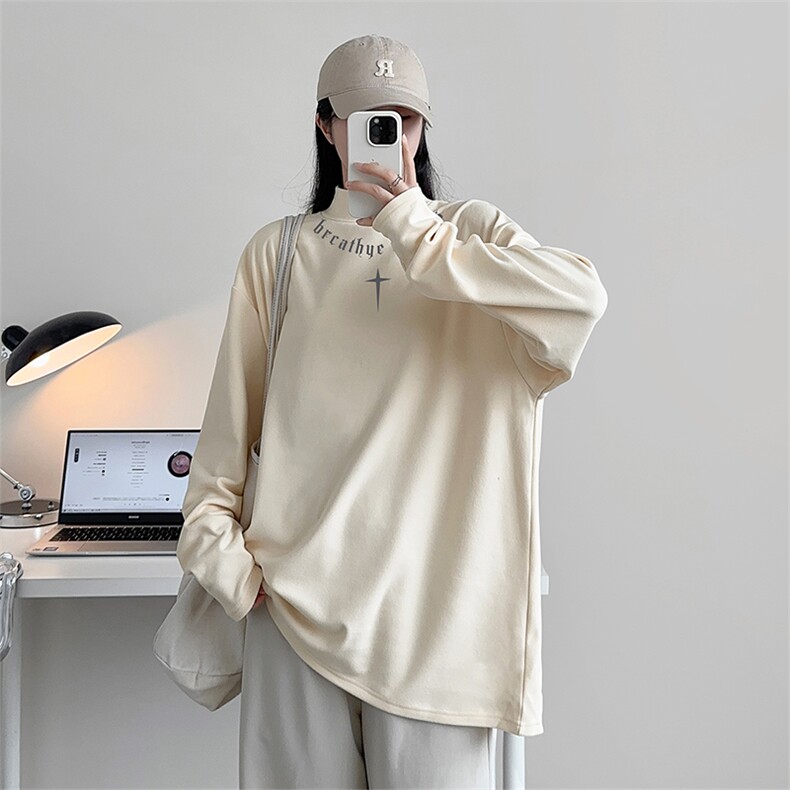 德绒打底衫DT5310-TP25控价38个性印花中领打底卫衣男T恤女,男装卫衣,电商A102-1