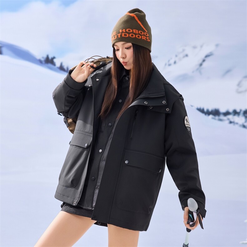 工装连帽外套男女款秋冬新款宽松潮牌时尚夹克XZ309Y95703P105,男装夹克,星座309（原A406）