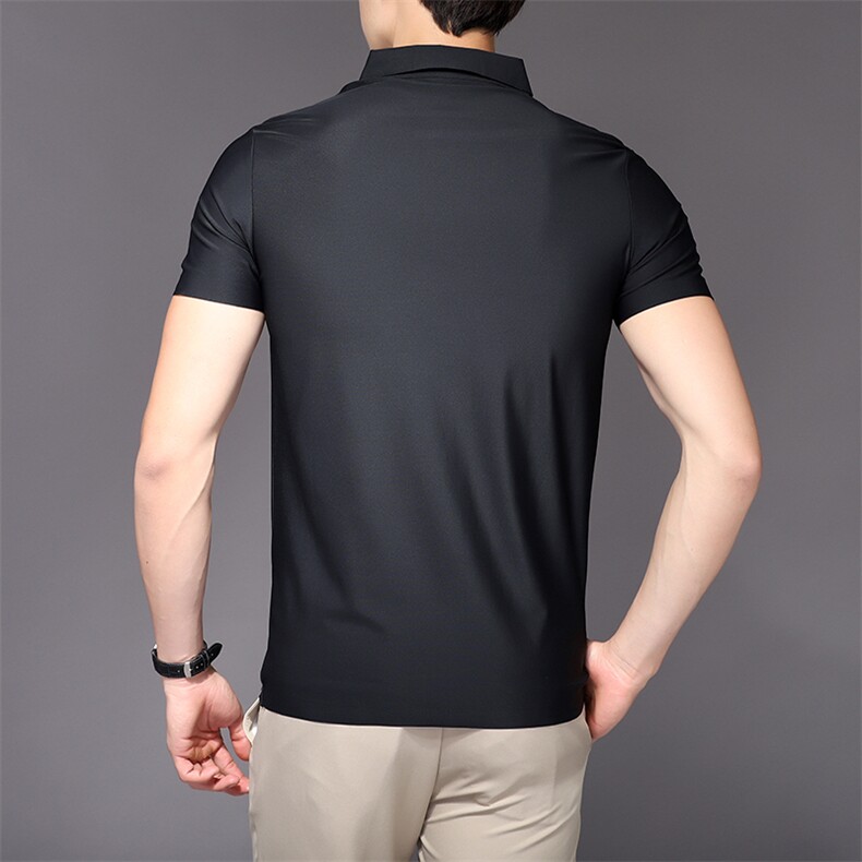 夏季冰丝无痕POLO衫男士高端百搭商务翻领T恤上衣PL1199-P38,男装Polo衫,电商B306