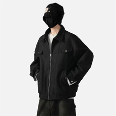 网图谨用:秋季美式复古皮衣外套翻领皮夹克JK8088-P85128，男装夹克，星座1209-2