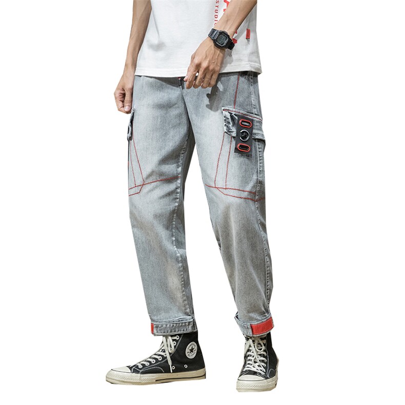 秋冬款上新哈伦重工装牛仔裤5063-3010,男装牛仔裤,星座304A-1