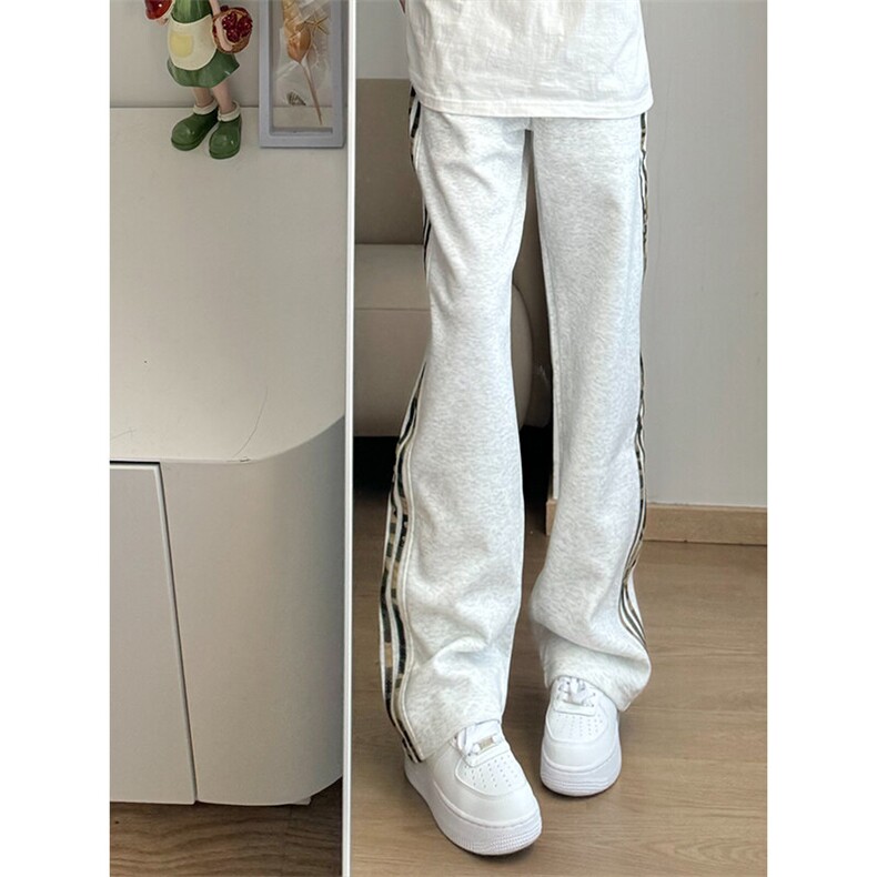 【有货】WK697LL-特P55迷彩条纹卫裤三条杠裤子男款设计感,男装休闲裤,星座1007（原301D）