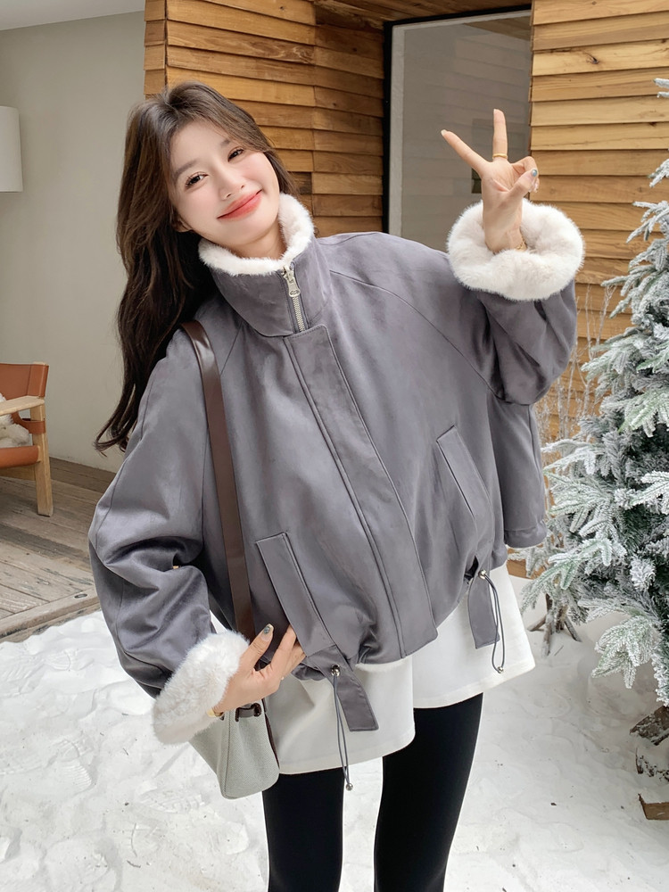 新款！冬装环保皮草两面穿派克服皮毛一体2C133-8990-P225-K328,女装派克服,2C133