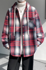 夹克男秋冬季新款港风宽松加厚泥料外套上衣JK713-P68，男装夹克，星座214-3