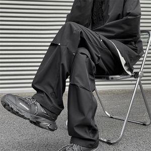 时尚机能风冲锋裤男款秋冬季户外防风百搭冲锋裤 K730-加绒特批45图片