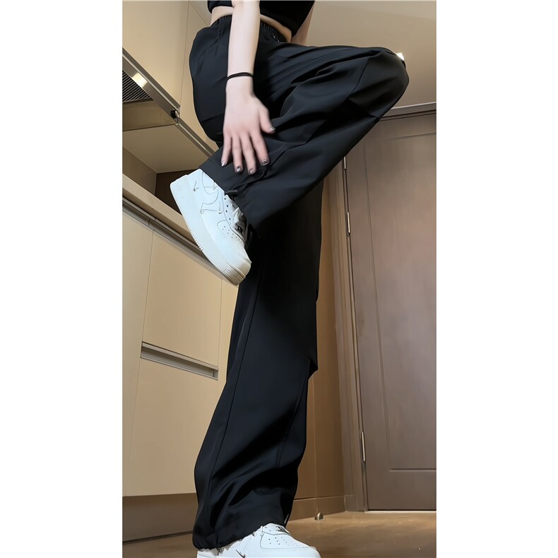 抖音品质春季新款潮流百搭褶皱宽松冲锋裤B315-K24031-p50控68,男装休闲裤,电商B315