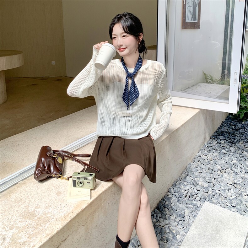 现货：秋装新款时尚针织上衣＋百褶短裙两件套2C135-8889P155K228,女装套装/套裙,2C135